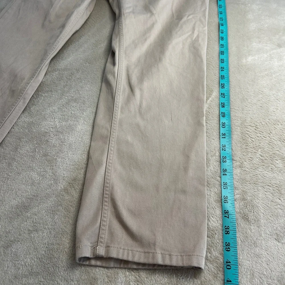 Charles Tyrwhitt Mens Classic Fit 5-Pocket Trousers Tan Khaki 36W 32L Stretch